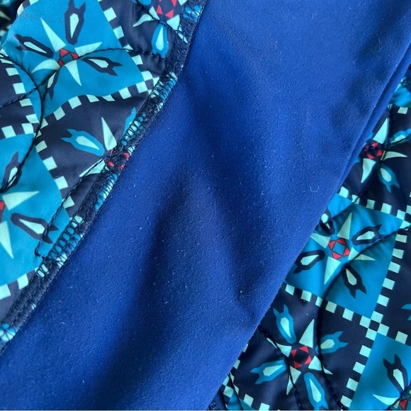 Kerrits Ride Lite Quilted Jacket Full Zip Nordic Blue Small Equestrian Riding - Picture 13 of 13